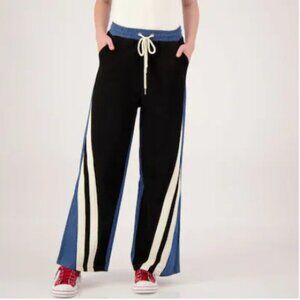 Newin USA Contrast Stripe denim Sweatpants size M